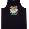Hihaton musta Gold Coast-paita