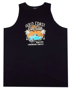 Hihaton musta Gold Coast-paita
