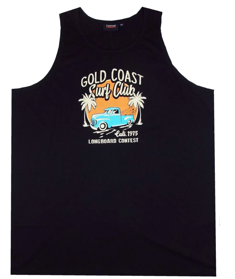 Hihaton musta Gold Coast-paita