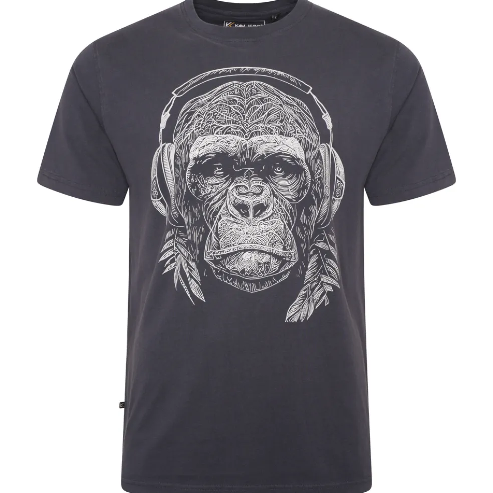 Indigo gorilla t-paita