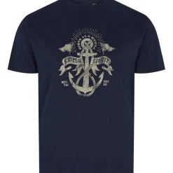 Navy ankkuri t-paita